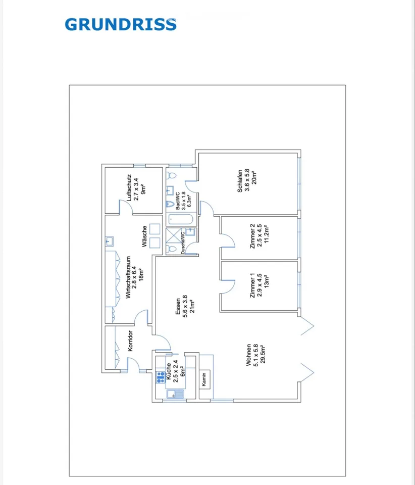 4 ½ Zimmer-Terrassen-Wohnung