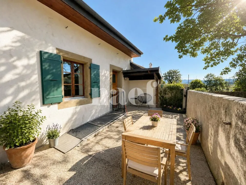 Charmante maison de village de 4 pièces + 2 salles de jeux chauffée en annexes