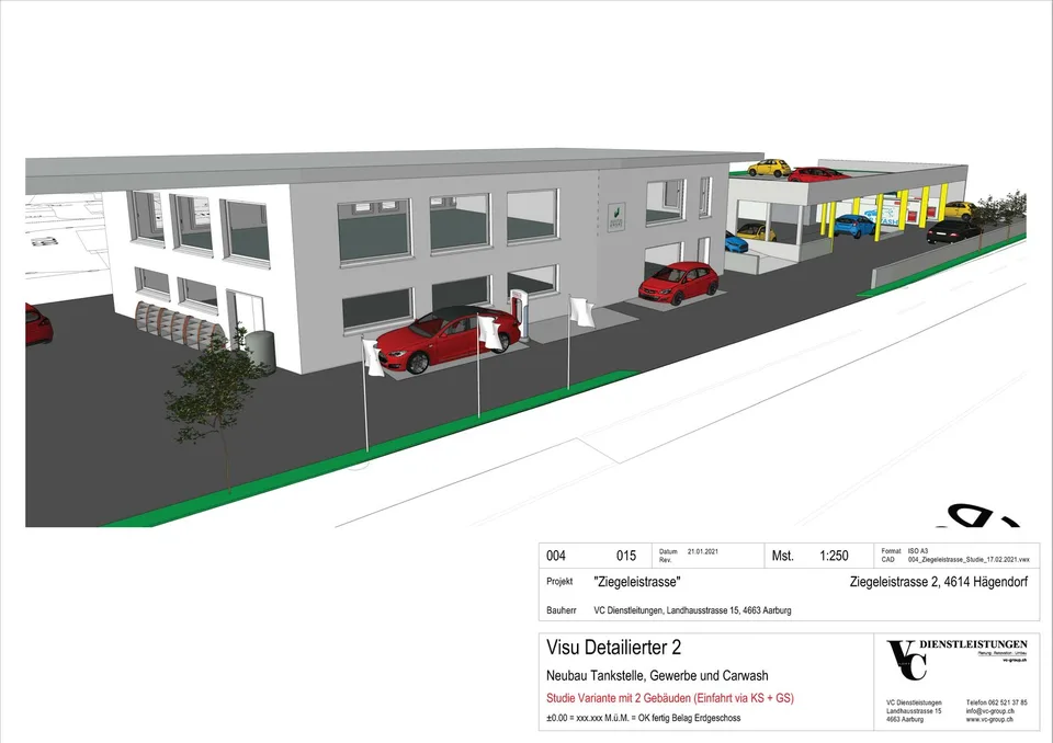 Moderne Gewerbefläche im Erdgeschoss und Obergeschoss  an der Ziegeleistrasse in Hägendorf