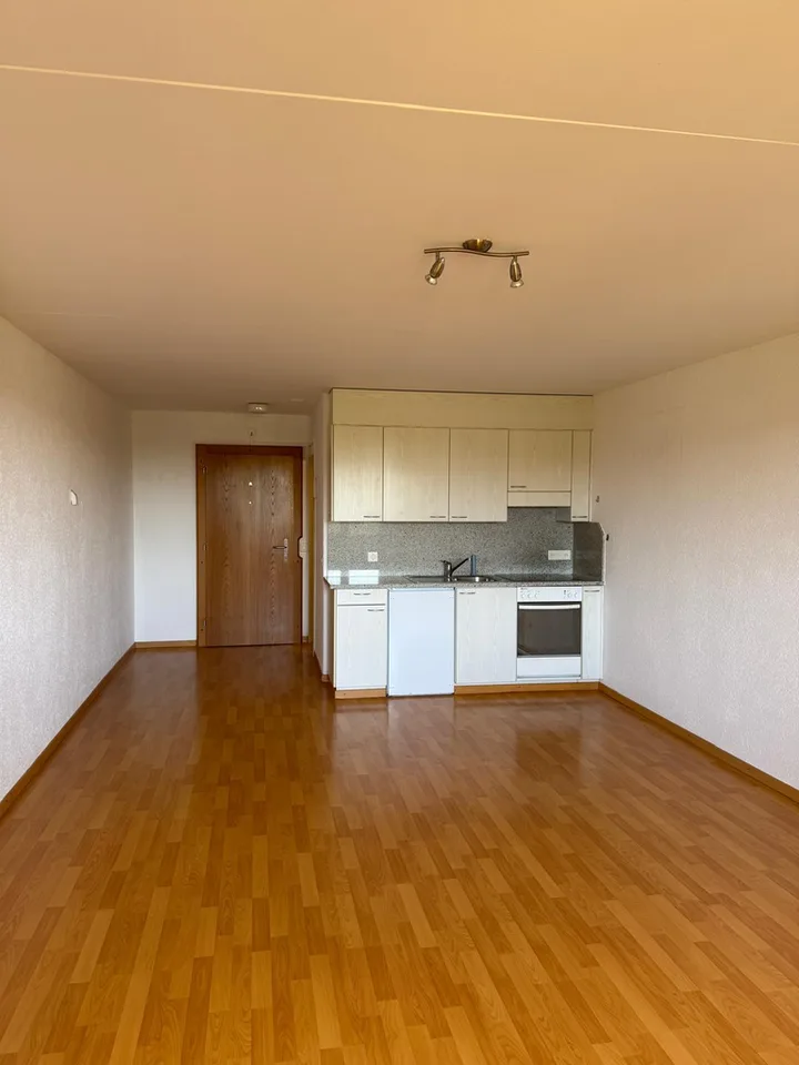 Helles Studio mit Balkon im Dachgeschoss