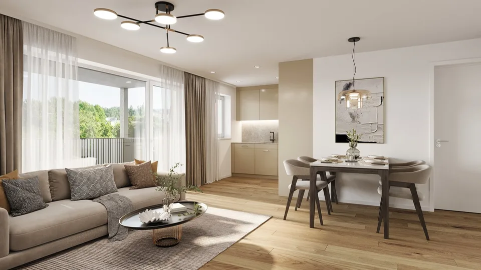 Charmant appartement neuf de 1,5 pièces