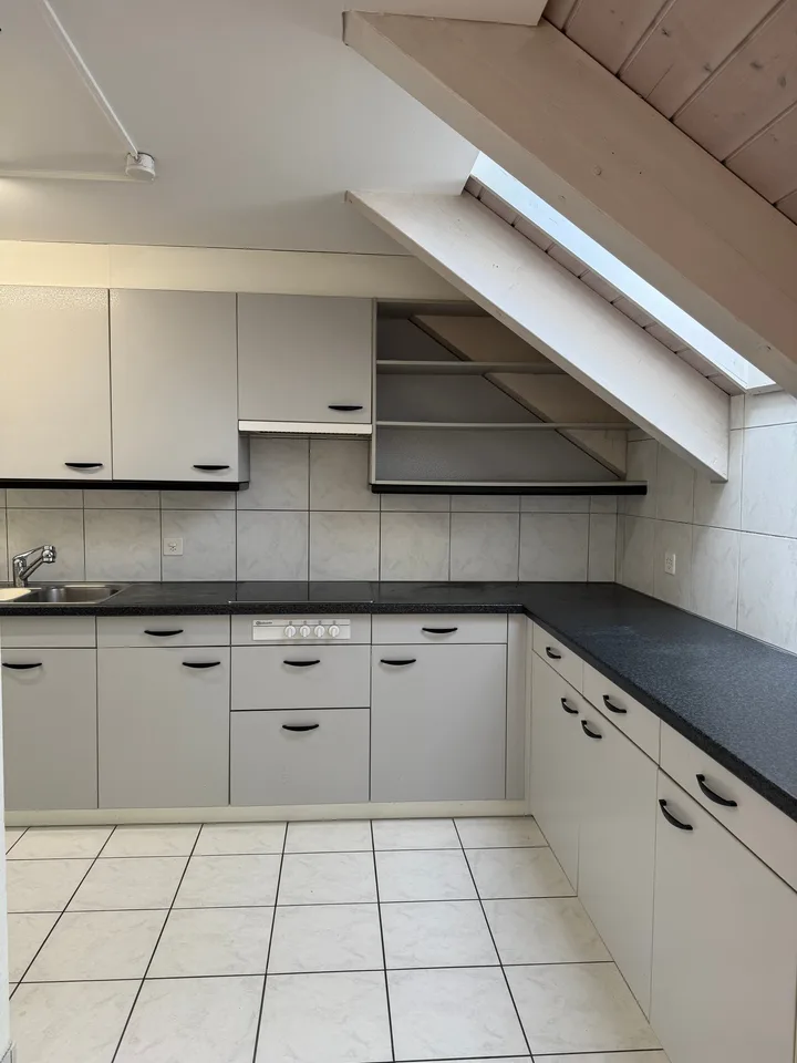 Dachwohnung mit Sicht ins Grüne