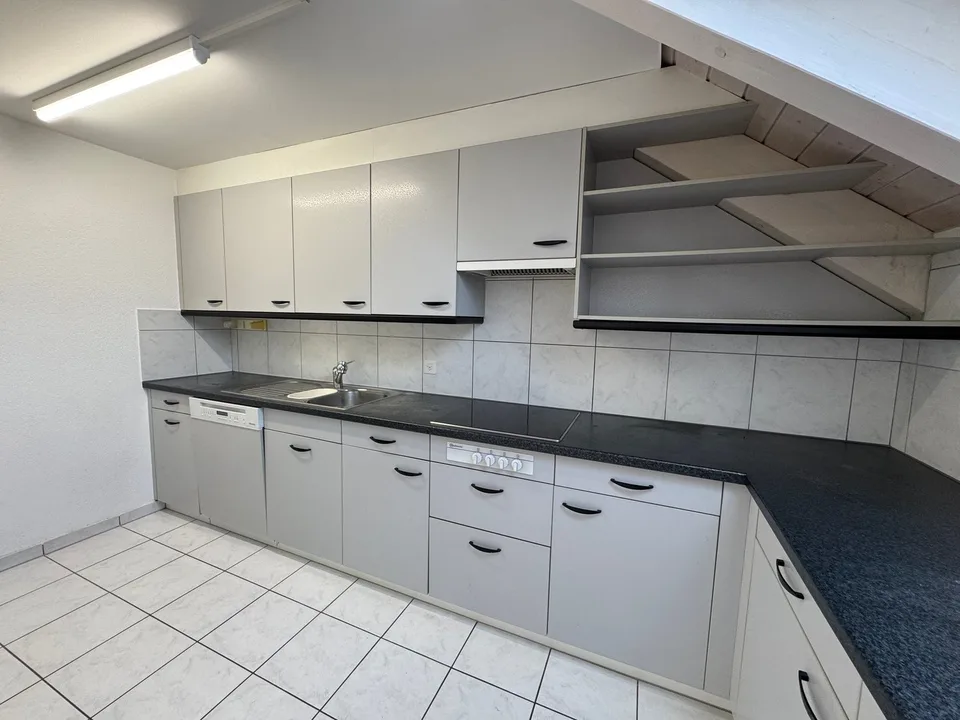 Dachwohnung mit Sicht ins Grüne