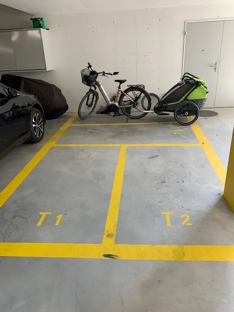 Motorrad-Einstellplatz in Tiefgarage