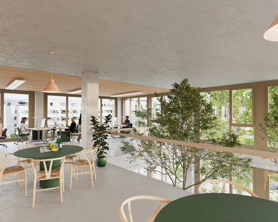 Next Level Spaces - spazi di ufficio e commerciali altamente flessibili nel sito Papieri a Cham
