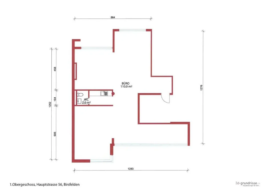 110 m2 di ufficio in posizione ideale – foto 11 di 12