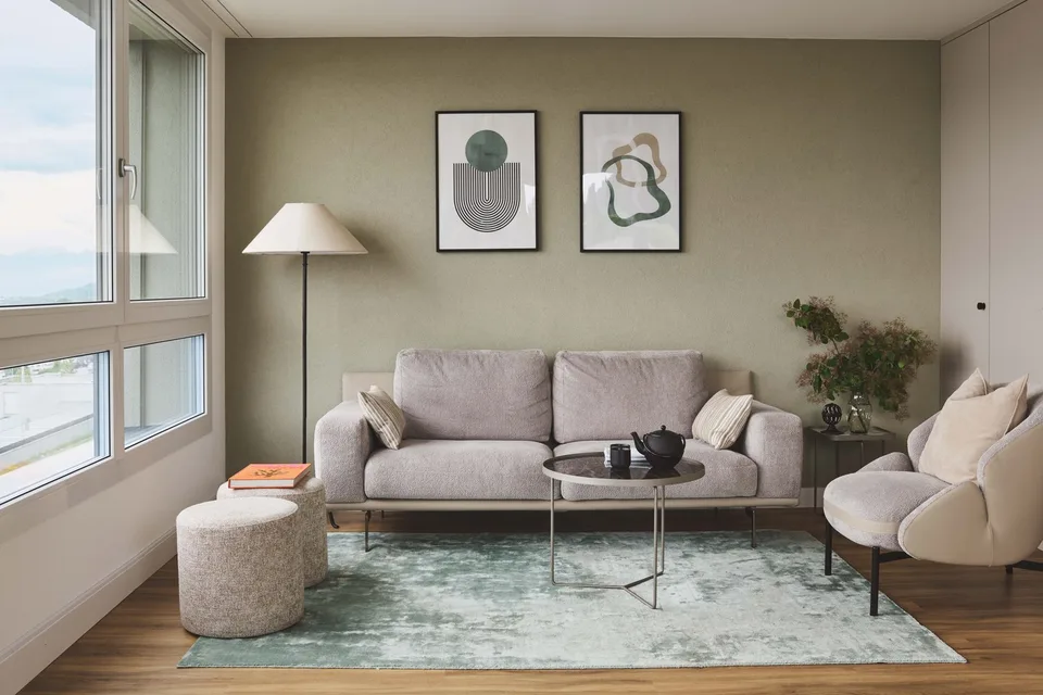 Penthouse Apartment mit Designer Möblierung und voller Seesicht in Horgen/Zürich