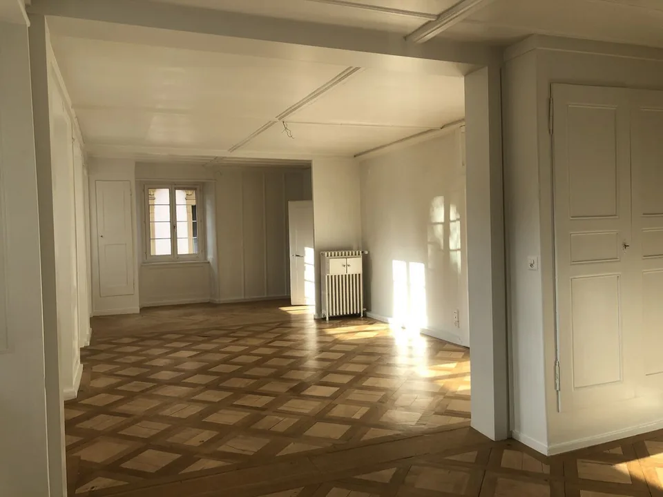 GROßES 3.5 ZIMMER APARTMENT MIT 100 M2 IN DER STADTMITTE MIT CHARME