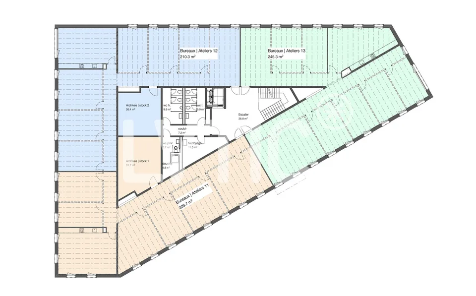 Locaux, atelier, bureaux de 245 m2 à louer à Châtel-St-Denis