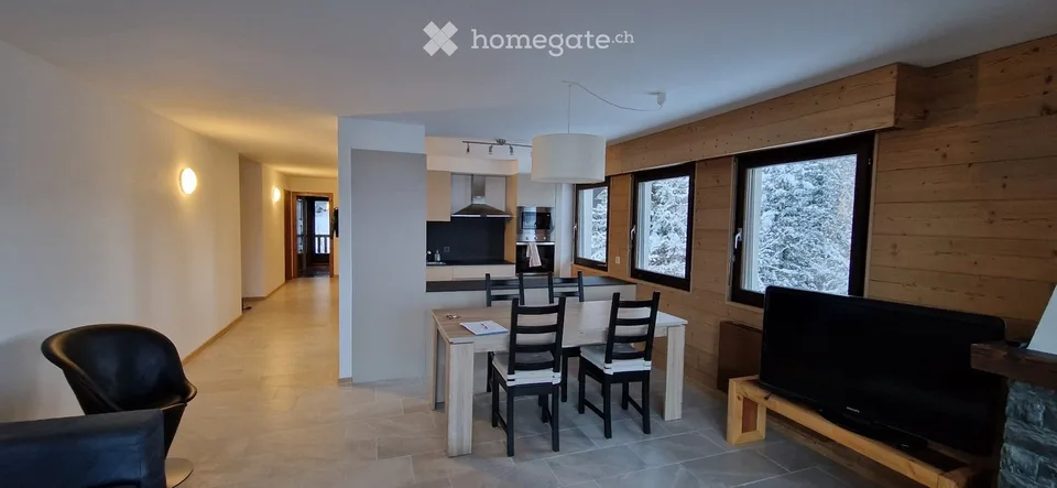 A louer appartement rénové 4.5 pces aux Collons