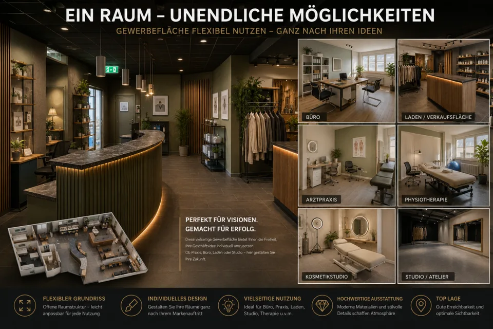 TOP-STANDORT FÜR GASTRO, BEAUTY, FITNESS, OFFICE ODER RETAIL