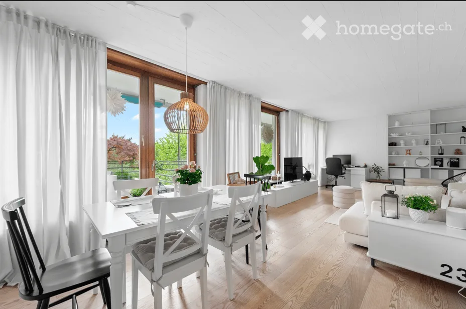 Special apartment with a view of the green