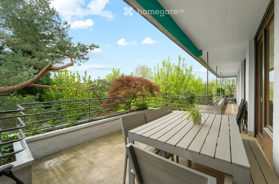 Special apartment with a view of the green