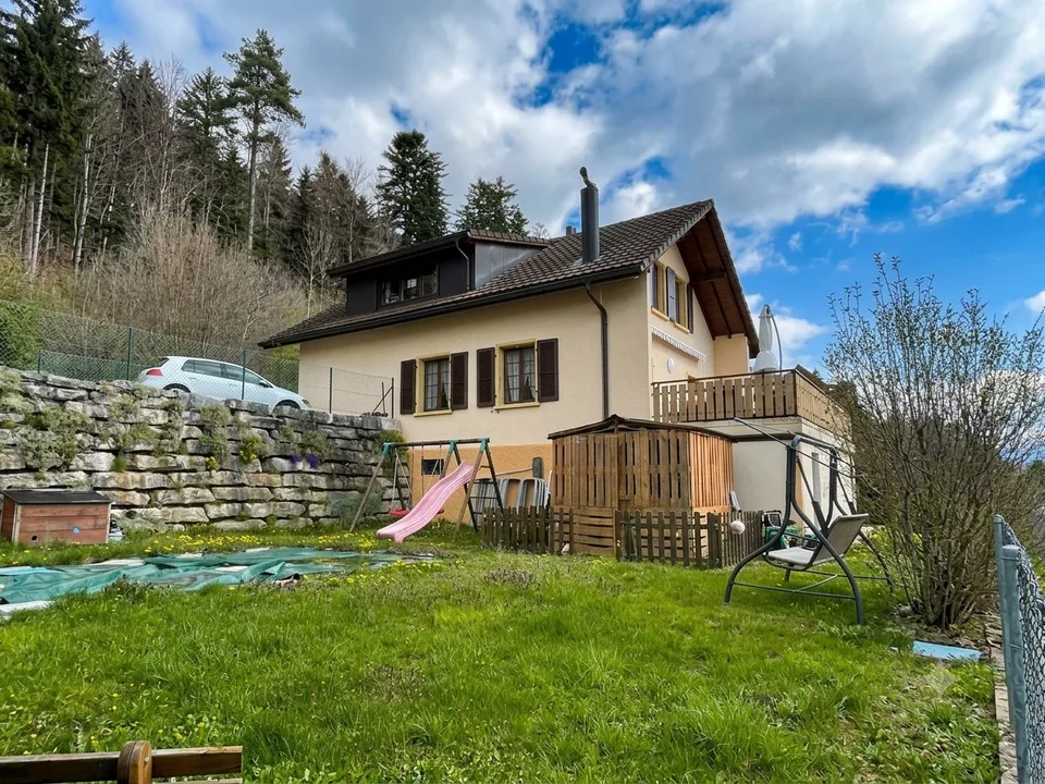 Très belle situation pour cette maison de 6.5 pièces