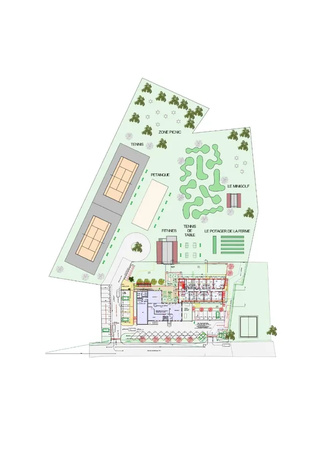 Gasthof mit Erweiterungsprojekt und Freizeitzentrum - Écoteaux