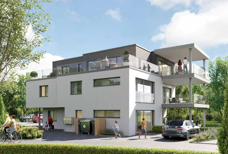 4.5 Zimmer OG-Wohnung mit 153m² und gedecktem Sitzplatz