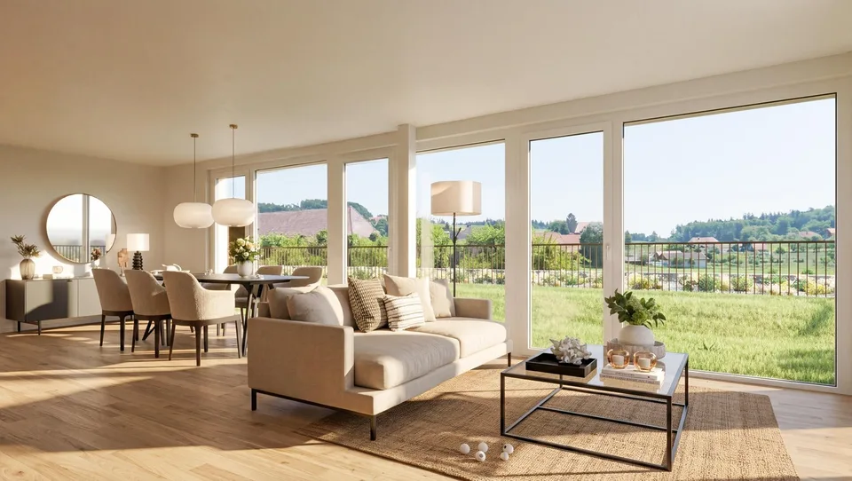 4,5-Zimmer-Neubau-Eigentumswohnung mit Weitblick in Lüterswil (Bucheggberg)