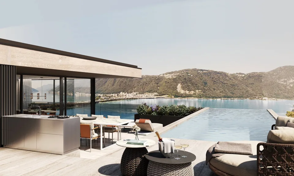 Attico Duplex 5.5 Locali con Infinity Pool – Residenza Foresta, Lugano