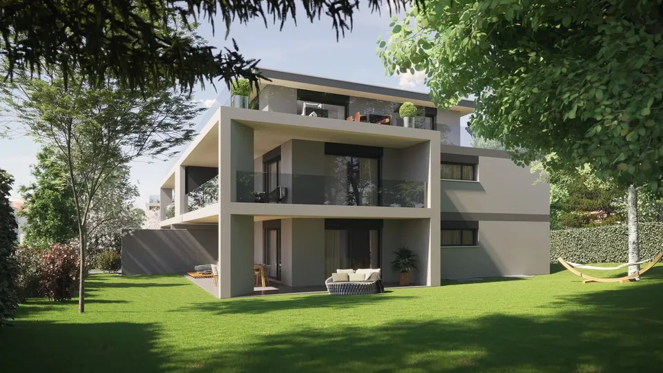 For Sale  5-room apartment on the ground floor in Veyrier  Private garden of 535 m²