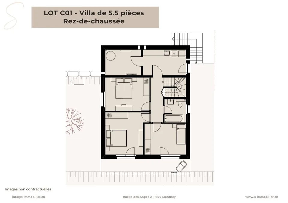 New construction in Chemin-Dessus - Lot C01