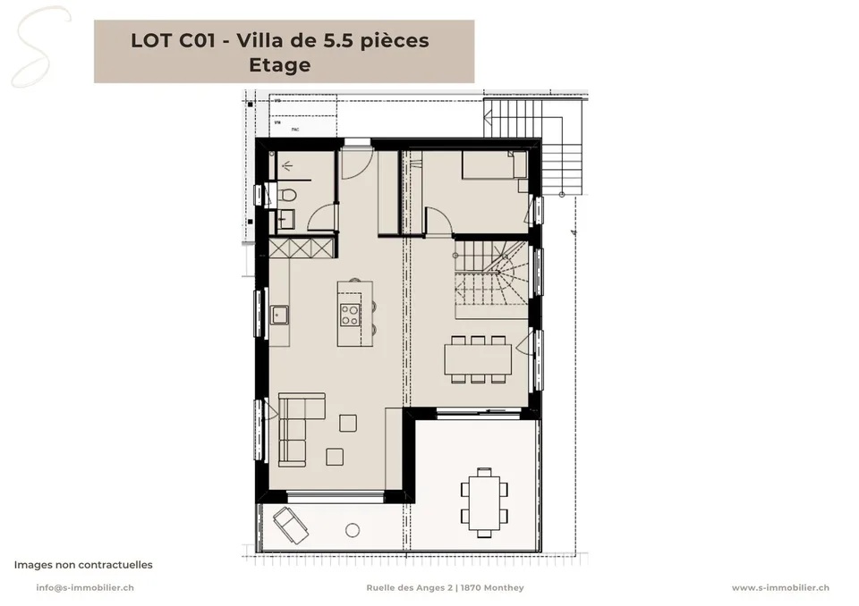 New construction in Chemin-Dessus - Lot C01