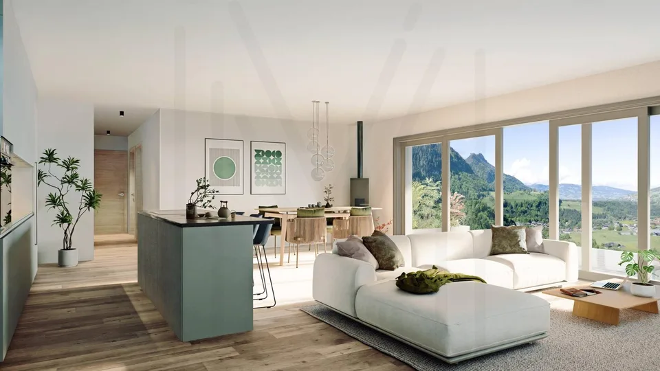 LETZTES APPARTEMENT !!! 4,5 ZIMMER HOHER WERTIGKEIT MIT AUSSICHTSAUSNAHME