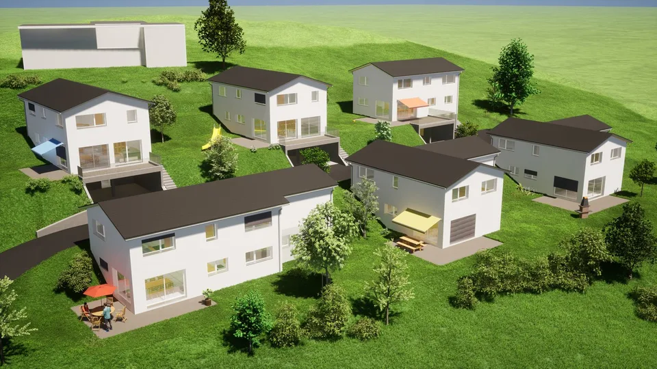 Progetto di 6 ville individuali a Travers da CHF 815'000.-