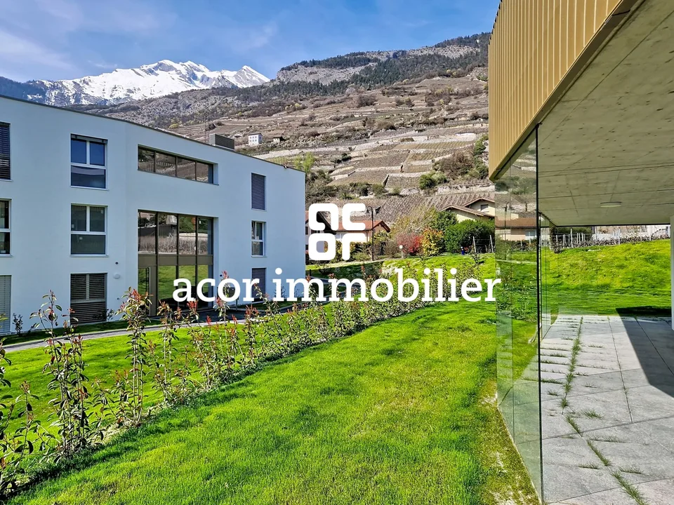 Magnifico appartamento di 4,5 locali nuovo con terrazza e giardino a Vétroz!