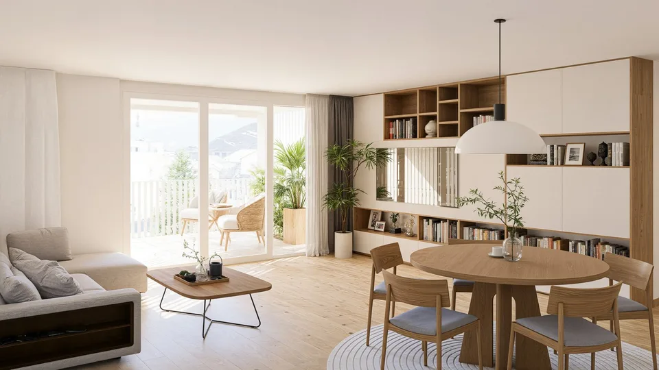Neubauprojekt Unterdorf Studen 4.5 Zimmer-Wohnung Komfort