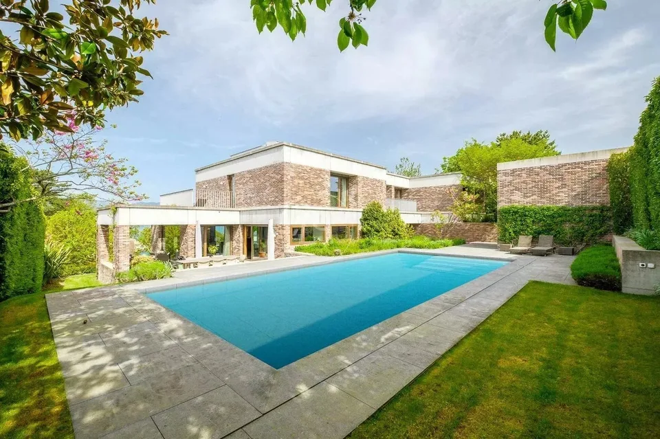 Luxueuse villa d'architecte, vue lac, spa, piscine, Rive Gauche