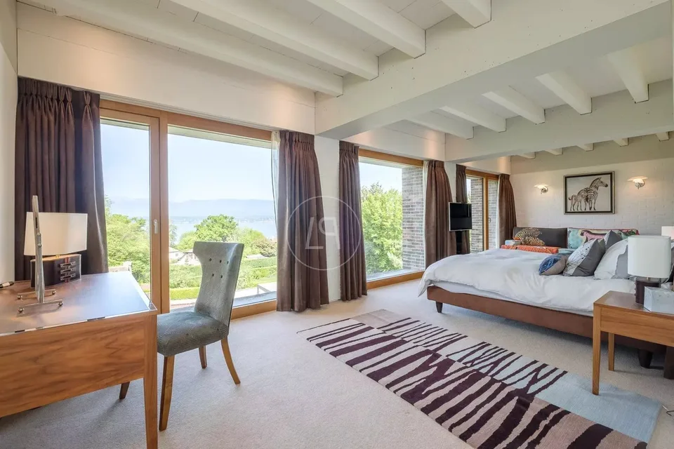 Luxuriöse Architekten-Villa, Seeblick, Spa, Pool, Rive Gauche – Foto 11 von 13