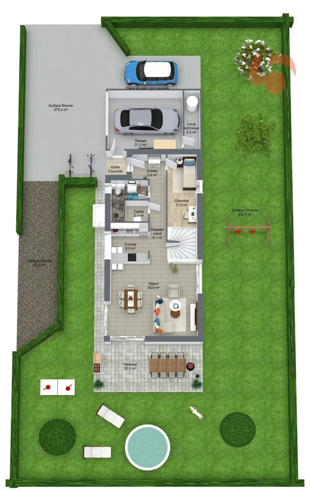 NOUVELLE CONSTRUCTION VILLA INDIVIDUELLE 5.5 PIECES