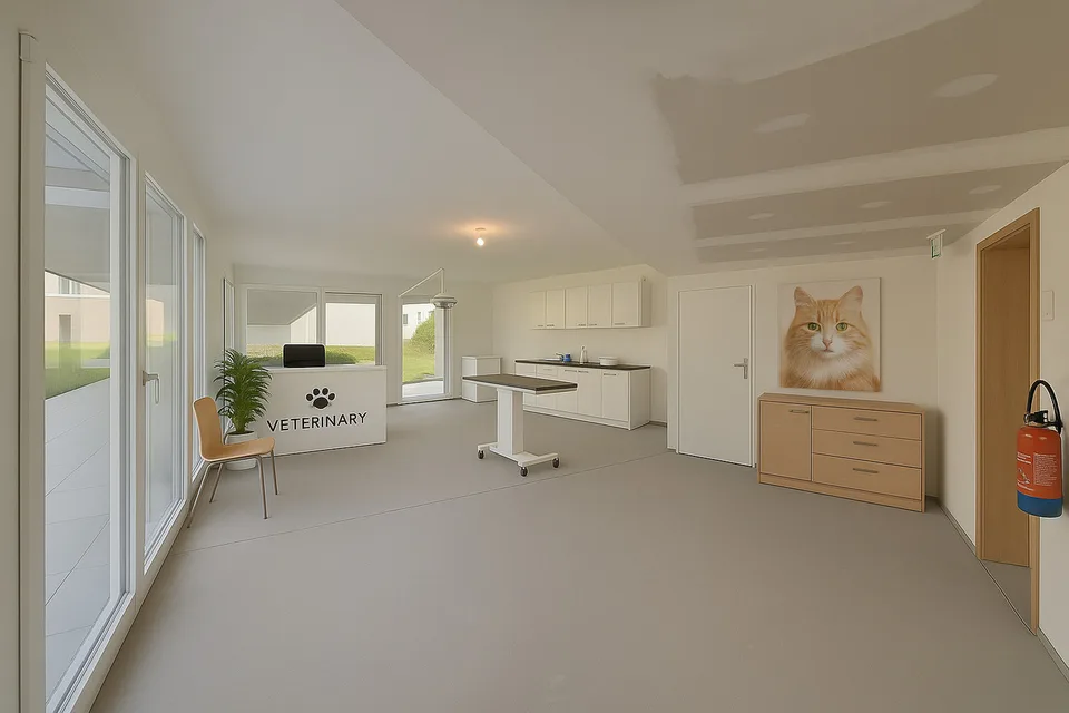 NEUF ! SURFACE COMMERCIALE DE 131 m² AVEC TERRASSE-JARDIN