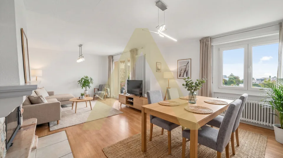 Grande duplex con vista lago