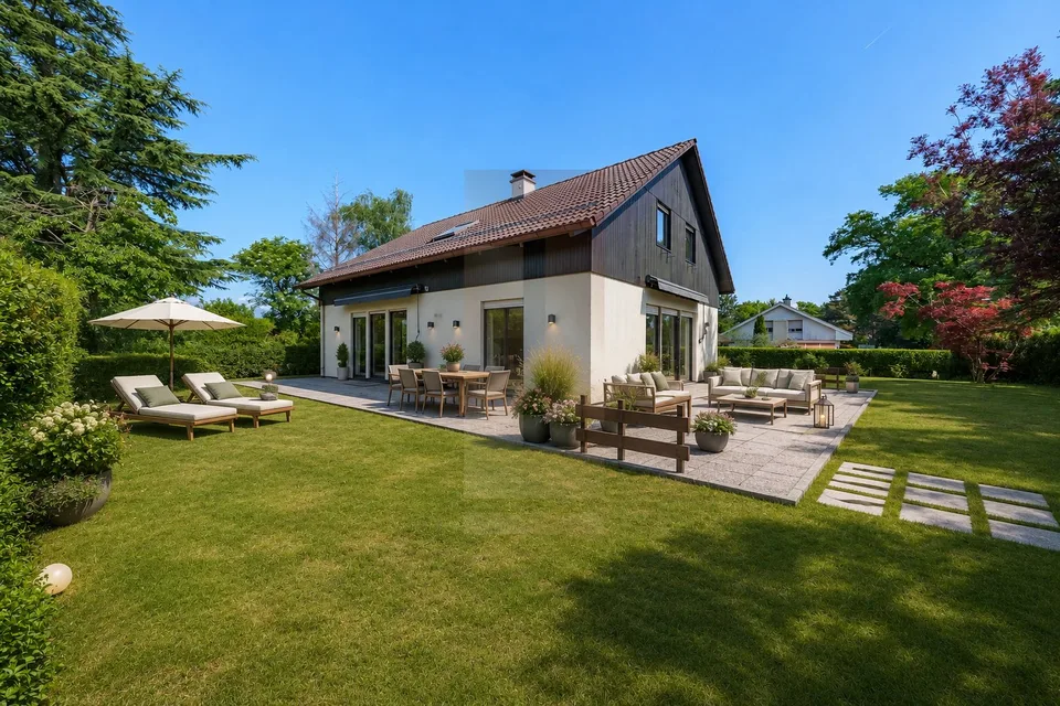 Élégante villa familiale à Genthod aux portes de Genève