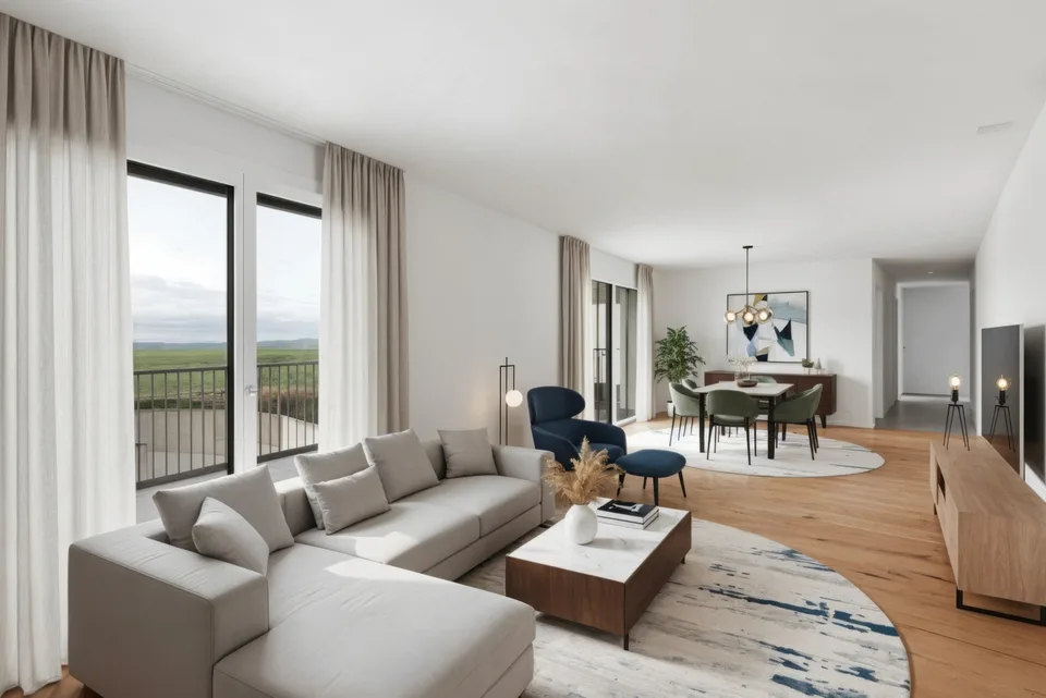 Magnificent Neubau-Duplex mit 5.5 Zimmern, 4 Minuten von Romont - LOT 1.1