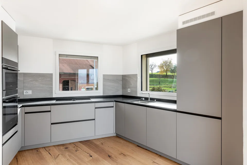 Magnificent Neubau-Duplex mit 5.5 Zimmern, 4 Minuten von Romont - LOT 1.1
