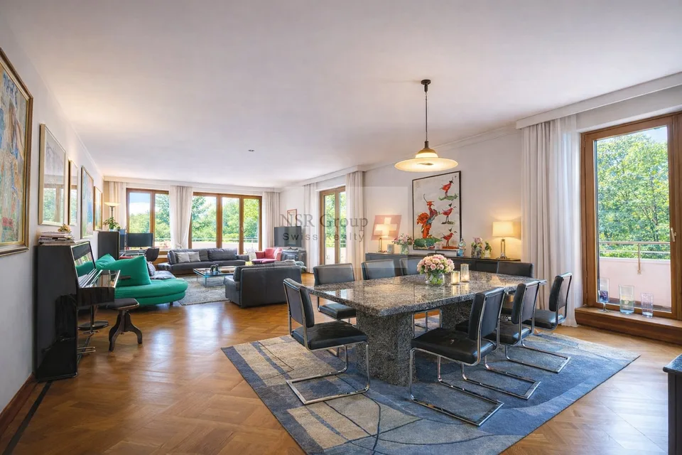 Wohnung mit großzügiger Terrasse, Park- und Poolblick - Verkauf in SI