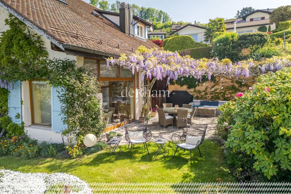 Charming Winemaker's House In the heart of the vineyards View of Lake Geneva