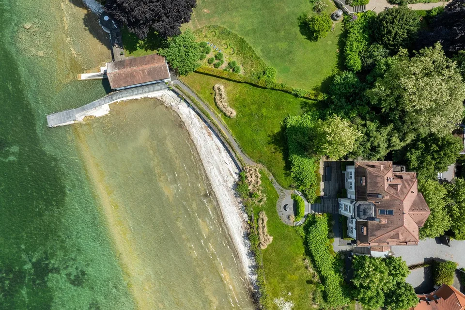 Villa Art Nouveau esclusiva con capanno per barche privato direttamente sul lago di Costanza