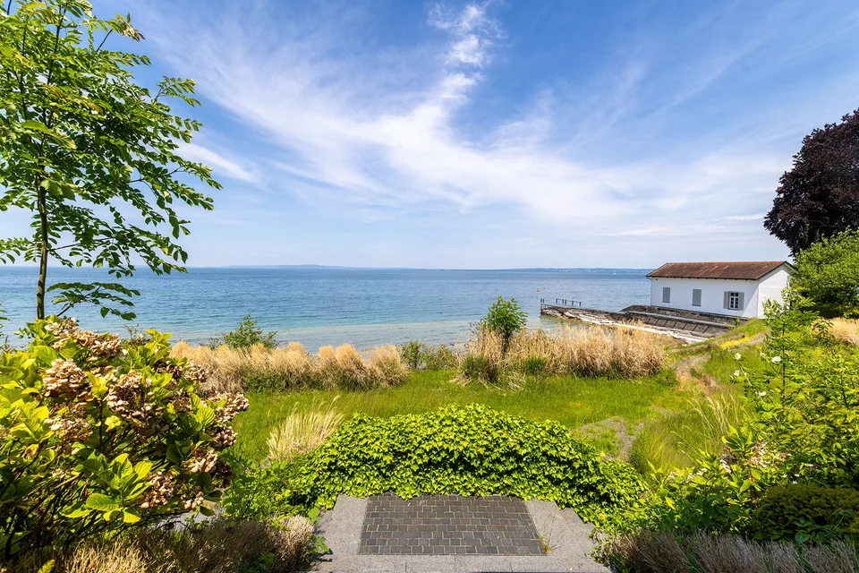 Villa Art Nouveau esclusiva con capanno per barche privato direttamente sul lago di Costanza