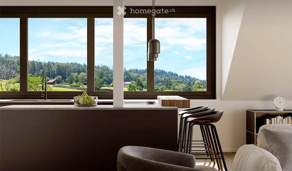 Neubau AltoVerde. Modernes Doppelfamilienhaus im Grünen