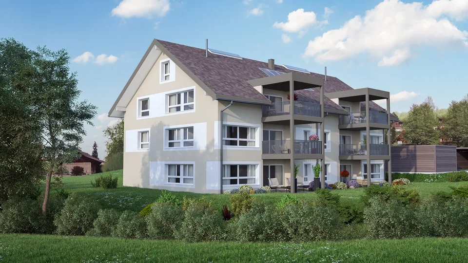 Stadtnah auf dem Land: Moderne 4.5-Zimmer-Neubauwohnung an ruhiger Lage in Hettiswil