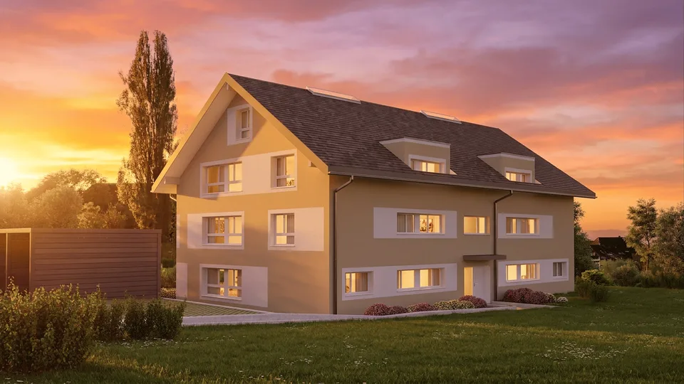 Stadtnah auf dem Land: Moderne 4.5-Zimmer-Neubauwohnung an ruhiger Lage in Hettiswil – Foto 7 von 20
