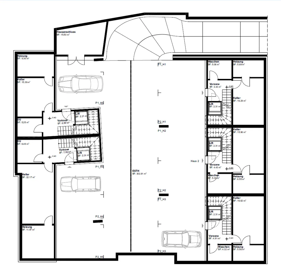 Casa 1 - Casa a schiera unifamiliare con ascensore