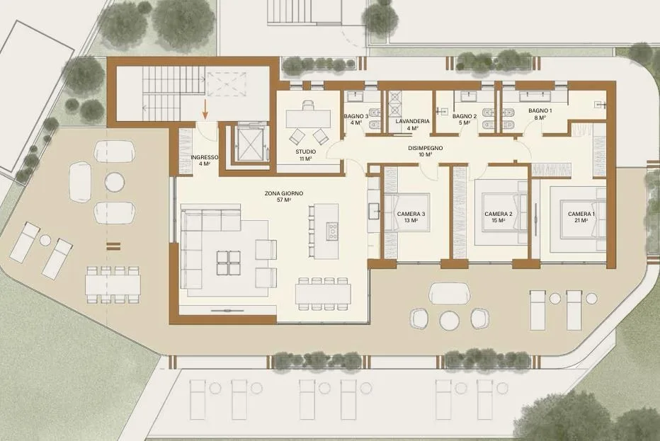 Wunderschönes DACHGESCHOSS in neuer Residenz in Pregassona – Foto 13 von 13