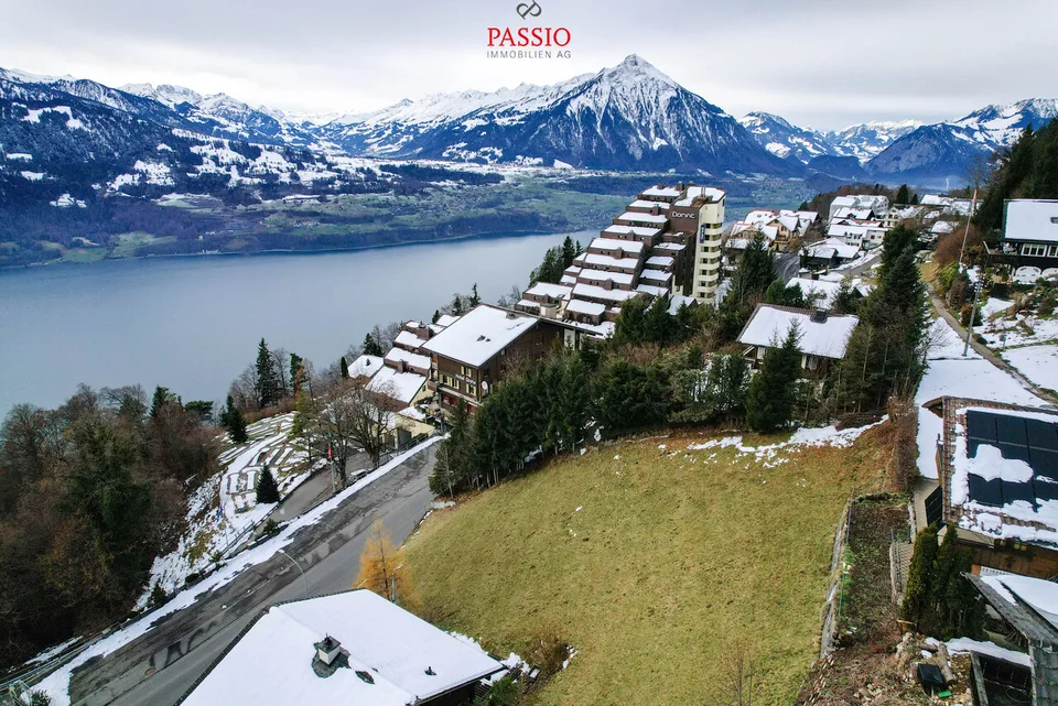 Terreno edificabile di 849m² con vista sul lago e panorama alpino