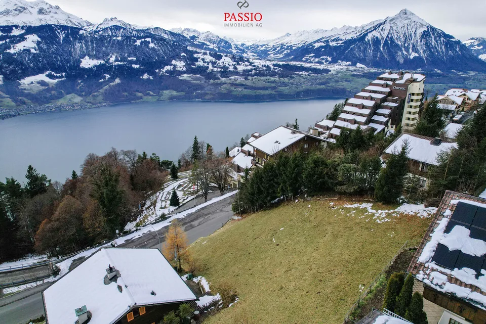 Bauland von 849m² mit Seesicht und Alpenpanorama