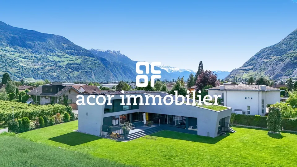 Villa contemporaine d'exception à Vétroz!