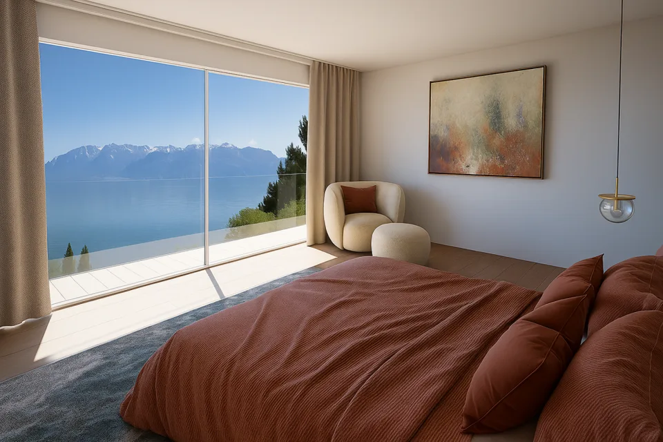 Magnifique villa de 5.5 pièces avec vue panoramique sur le Léman – Foto 9 von 9